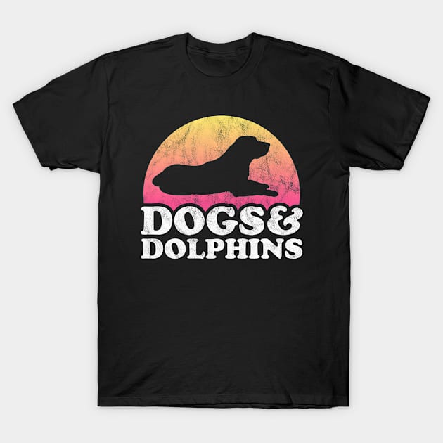 Dogs and Dolphins Dog and Dolphin Gift T-Shirt by JKFDesigns